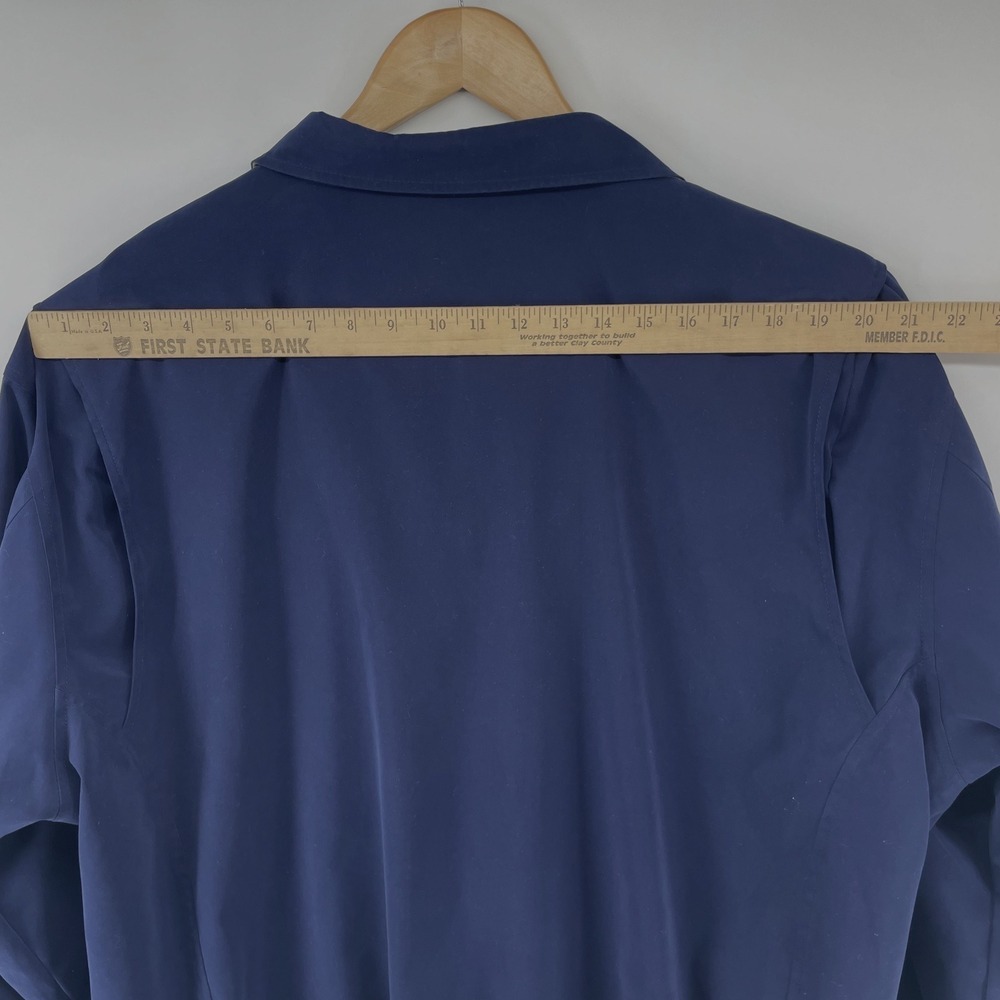 Vintage Polo Ralph Lauren Men's XXL Harrington Bomber Jacket Navy Blue Full Zip - Picture 13 of 15